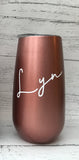 Personalised Stainless Steel Champagne Tumbler