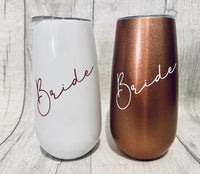 Personalised Stainless Steel Champagne Tumbler