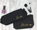 Set of 3 Cosmetic Bags for Nails, Make up and Pamper