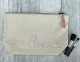 Set of 2 Personalised Make Up Bags