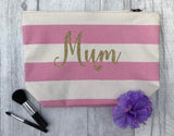 Personalised Make Up Bag, Comestic Bag, mum gift